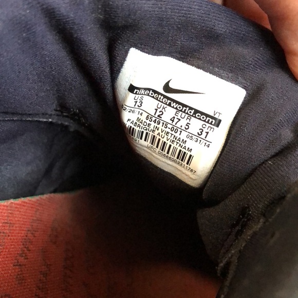 Nike Lunarlaunch running sneakers/ training shoes, mesh top, size 13 - Picture 13 of 15